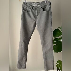 UGB Vintage Genes Black Men's Gray Skinny Fit Jeans
